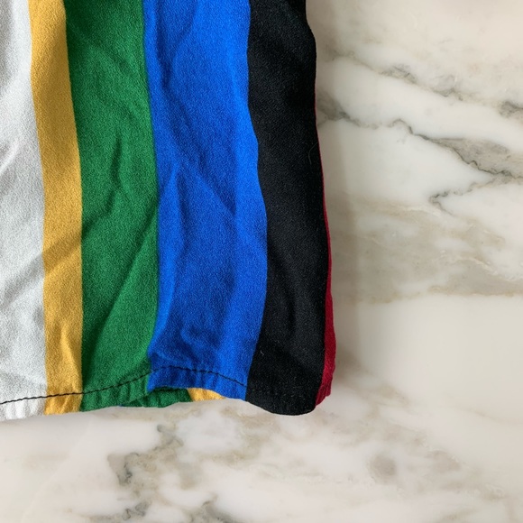 Forever 21 Rainbow Striped Crop Top - Picture 3 of 5